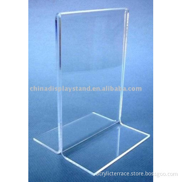 double sided counter Acrylic Poster Stand
